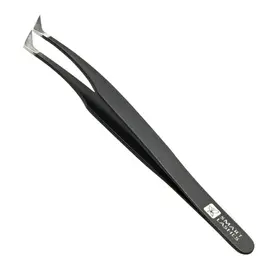 Pince à épiler type D - 12 cm - noir | Smart Lashes