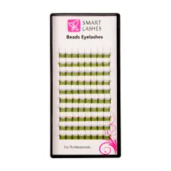 Beads Eyelashes GOLD - SILVER - C - 0.20 mm x 13 mm