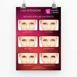 Poster Lash Effects - foncé - A3
