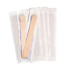 Kosmetická dřevěná špachtle - sterilně balená - 100 ks