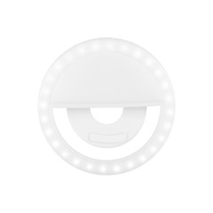 LED Selfie Ring Light - white