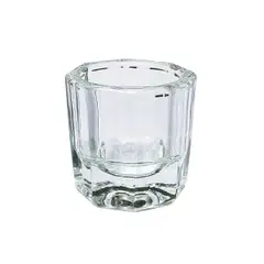 Skleněný kalíšek na míchání barev 