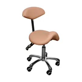 Stoel met zadel - bruin | Smart Lashes