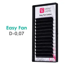 Easy Fan - D - 0.07 | Smart Lashes