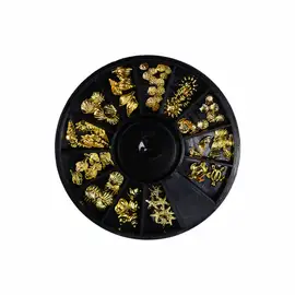 Ozdoby na nehty - SHELL - gold