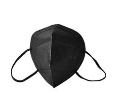 Respirátor - ochranná maska - KN95 - černý - 5 ks 