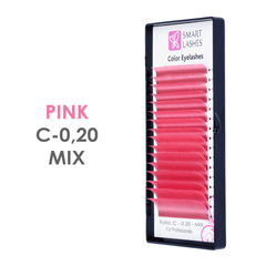 Ružové mihalnice - C - 0.20 mm x MIX