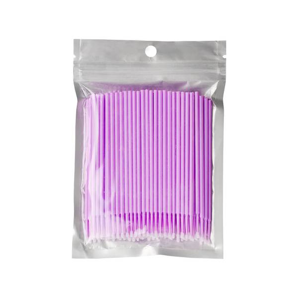 Micro brushes - 100 pcs - violet
