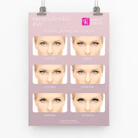14. plakát do salonu - A3 | Smart Lashes