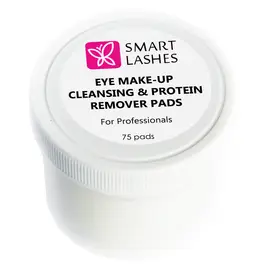 Tampoane de curățare a machiajului pentru ochi Smart Lashes - 75 buc | Smart Lashes