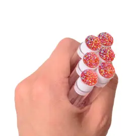 Szczoteczka do rzęs - Czerwony brokat | Smart Lashes