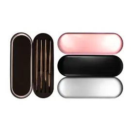 Metalowe etui na pęsety