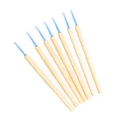 Bamboo Eyelash micro brushes - 2,5 mm