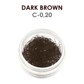 Tmavě hnědé řasy - 1g - C - 0.20 mm