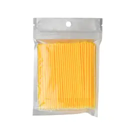 Micro kartáčky - 100 ks - žlutá | Smart Lashes