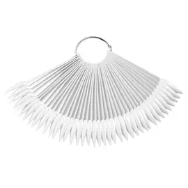 Vzorník na nehty - bílá - 40 ks