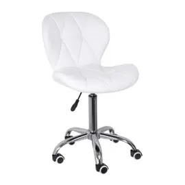 Fotel kosmetyczny - Chloe - białe  | Smart Lashes