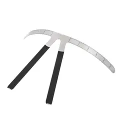 Nerezové pravítko pro vyměření obočí 