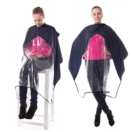 Прозрачный плащ JIMMY - чёрный | Smart Lashes