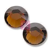 Rhinestone for eyelashes - Smoked Topaz - SS4 - 25 pcs