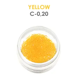 Gelbe Wimpern - 1g - C - 0.20 mm