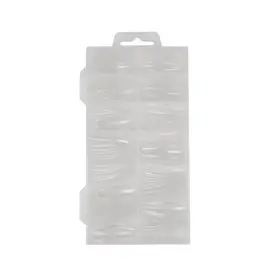 Umělé tipy na nehty - hranaté long coffin - 100 ks