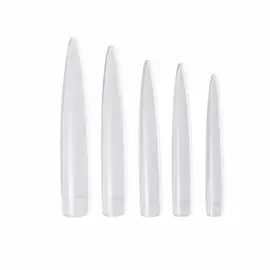 Extra dlouhé umělé tipy na nehty - špičaté - 10 ks 