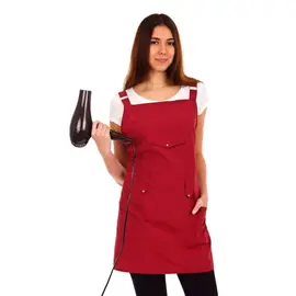 Kötény CAROLINA - bordó piros | Smart Lashes