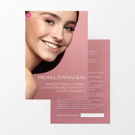 Leták pro zákaznice - A6 - 1 ks | Smart Lashes