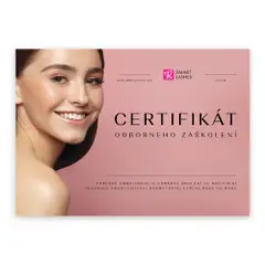Certifikát - pro lash TRENÉRY