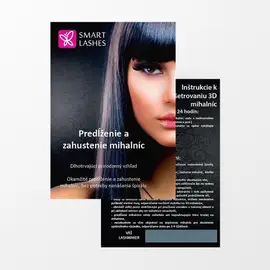 Leták s inštrukciami - 50 ks | Smart Lashes