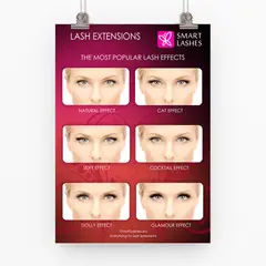 Poster Lash Effects - dark - A3