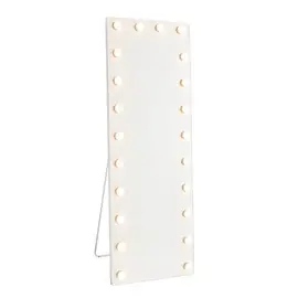 Velké stojací zrcadlo s osvícením Hollywood - Aurora - 160 x 60 cm