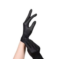 Nitrilové rukavice - černé - 100 ks 