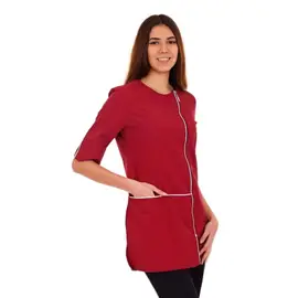 Tunică de înfrumusețare ELISA - burgundy | Smart Lashes