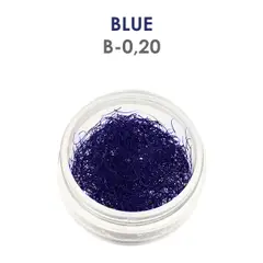 Blue lashes - 1g - B - 0.20 mm