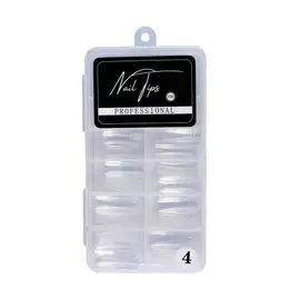 Umělé tipy na nehty - hranaté - 100 ks