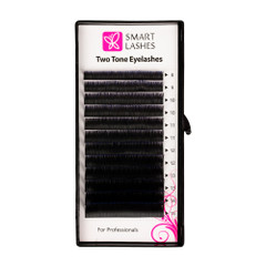 Ombre lashes - blue and black - C - 0.20 mm - MIX
