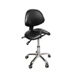 Stuhl mit Sattelsitz - schwarz