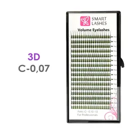 3D - C - 0,07 mm | Smart Lashes