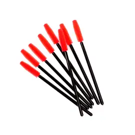 Szilikon szempillaspirál kefe - piros | Smart Lashes