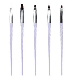 Sada štětců na nehty - Unicorn