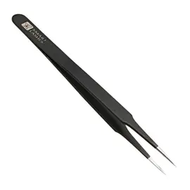 Tweezers type F - 12 cm - black | Smart Lashes