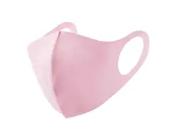 Elastická ochranná rouška - světle růžová