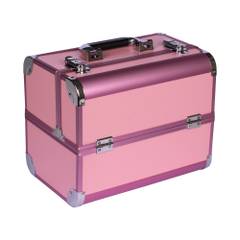 Rozkladací kozmetický kufrík - Juliett - ružový