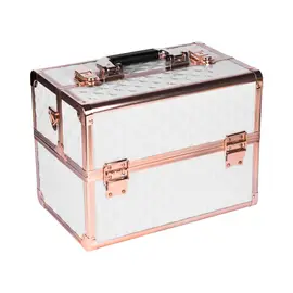 Faltbarer Kosmetikkoffer - Rebecca - weiß